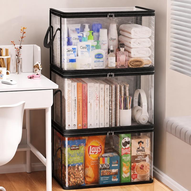 Slonkaz™  Transparent Storage Bag – Large, Dust & Moisture-Proof with Handle✨