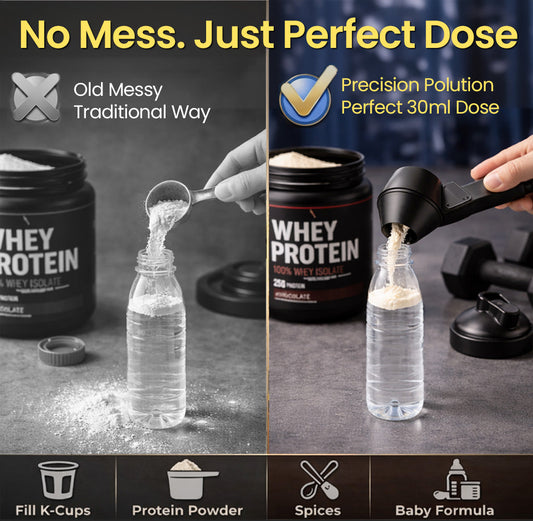 🔥Slonkaz™ Multi-Purpose Precision Powder Scoop & Funnel