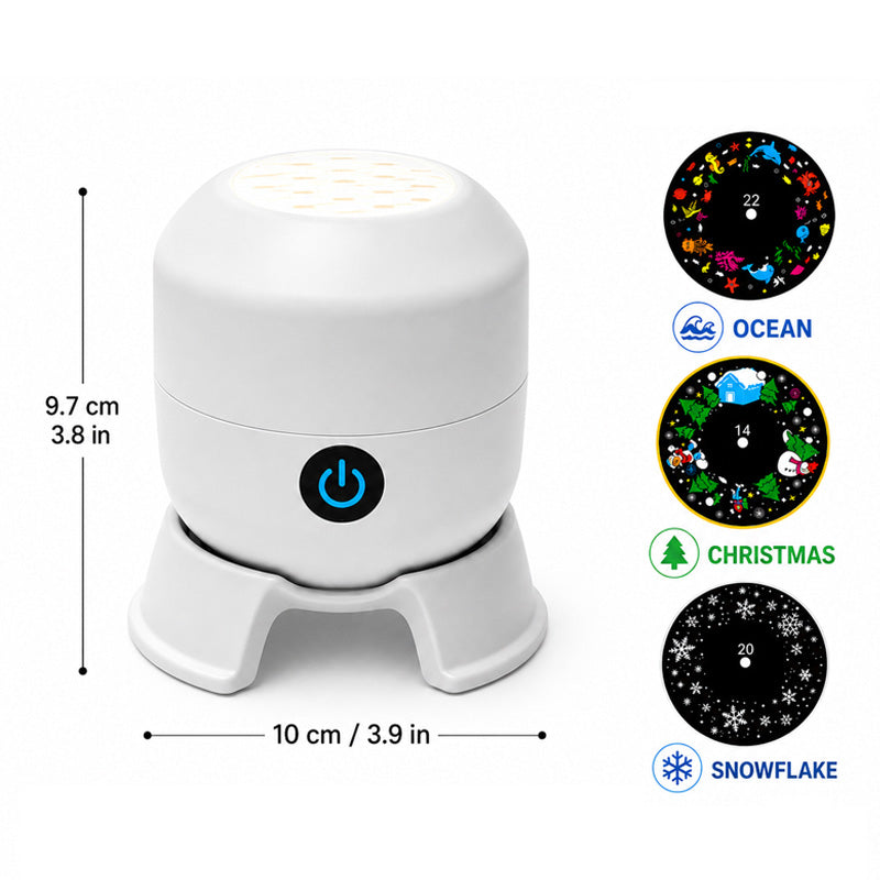 🌊 Slonkaz™ Dynamic Rotating LED Projector Light