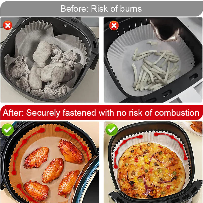 Slonkaz™ LinerLock™ | Magnetic Air Fryer Safety Clips