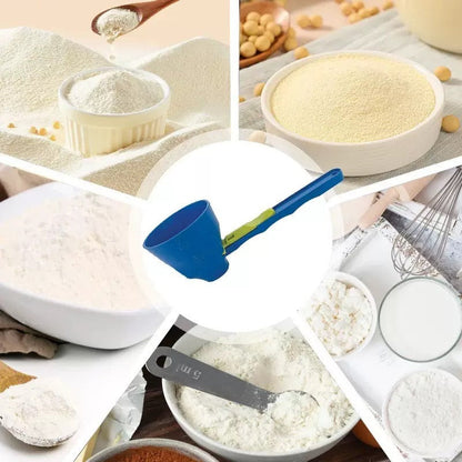 2-in-1 Spill-Proof Scoop & Funnel — For Coffee, Protein & Baking