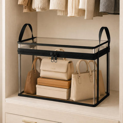 Slonkaz™  Transparent Storage Bag – Large, Dust & Moisture-Proof with Handle✨