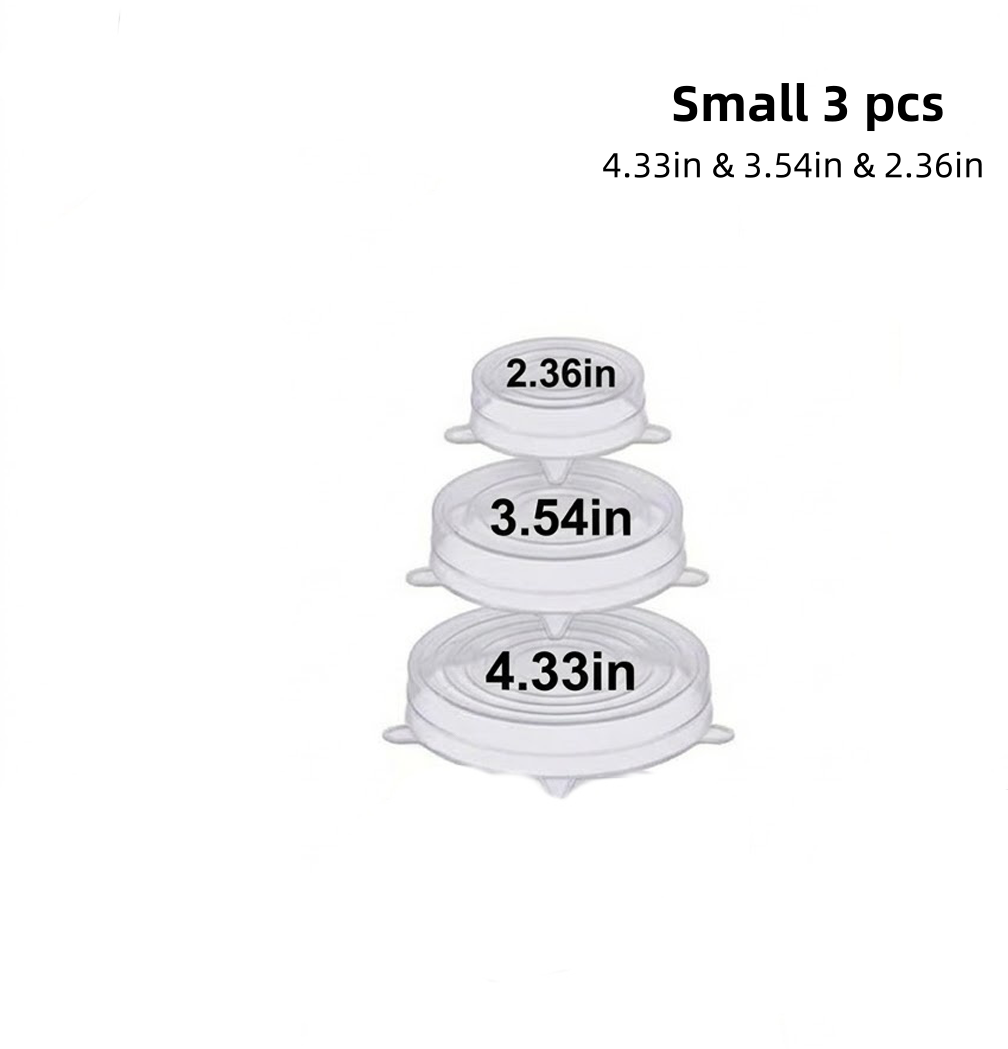 Slonkaz™ Reusable Silicone Lids — 6 PCS Stretch Bowl & Pot Covers