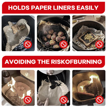 Slonkaz™ LinerLock™ | Magnetic Air Fryer Safety Clips