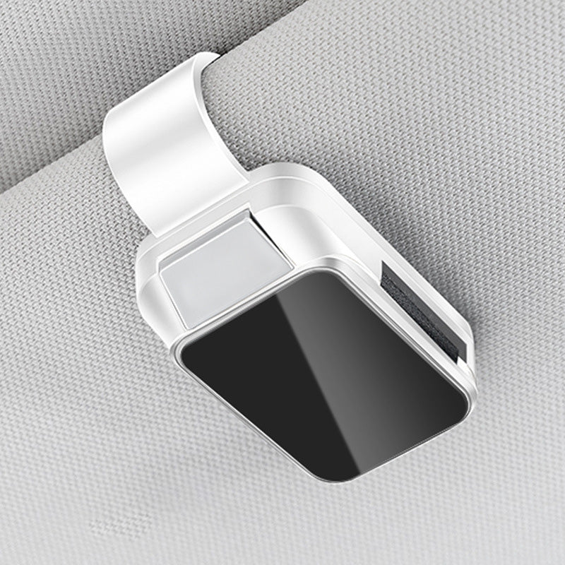 Slonkaz™ 2-in-1 Car Sunglasses Holder & Card Clip – Secure, Space-Saving Visor Organizer😎