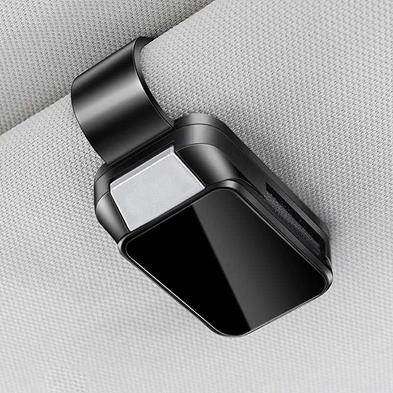 Slonkaz™ 2-in-1 Car Sunglasses Holder & Card Clip – Secure, Space-Saving Visor Organizer😎