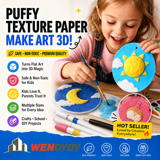 Slonkaz™🔮Master the magic of painting！👩‍🎨Foam Texture Painting Paper🎁
