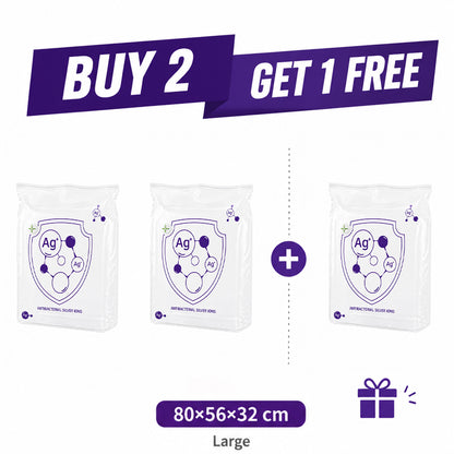 🧳 Buy 2 Get 1 FREE | Slonkaz™ 3D Antibacterial Compression Bags (No Pump Needed)