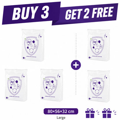 🧳 Buy 2 Get 1 FREE | Slonkaz™ 3D Antibacterial Compression Bags (No Pump Needed)