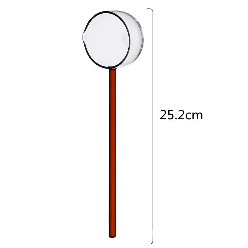 Slonkaz™ Stove-Top Glass Melting Spoon for Butter, Honey & Chocolate — Heat, Melt & Pour Cleanly Over Open Flame (EU)
