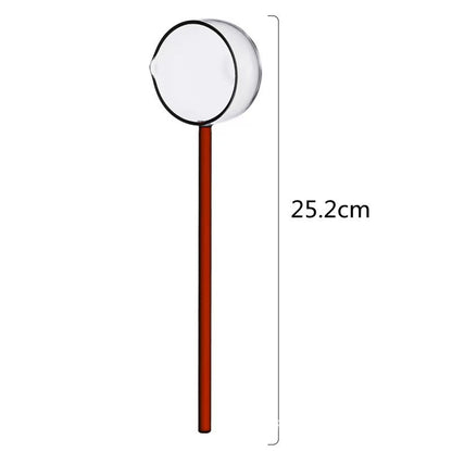 Slonkaz™ Stove-Top Glass Melting Spoon for Butter, Honey & Chocolate — Heat, Melt & Pour Cleanly Over Open Flame (EU)