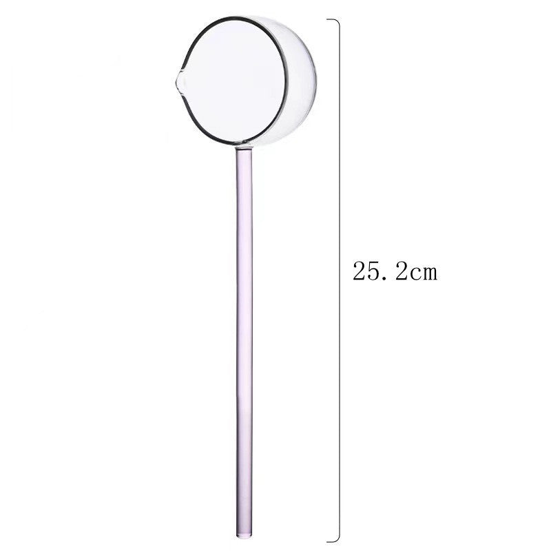 Slonkaz™ Stove-Top Glass Melting Spoon for Butter, Honey & Chocolate — Heat, Melt & Pour Cleanly Over Open Flame (EU)
