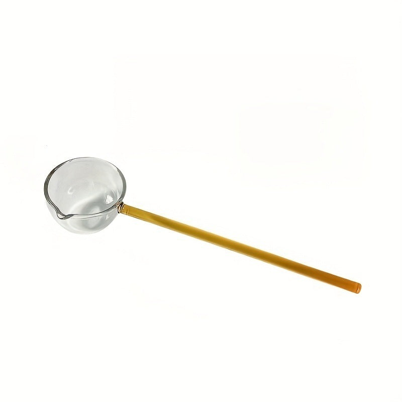 Slonkaz™ Stove-Top Glass Melting Spoon for Butter, Honey & Chocolate — Heat, Melt & Pour Cleanly Over Open Flame (EU)