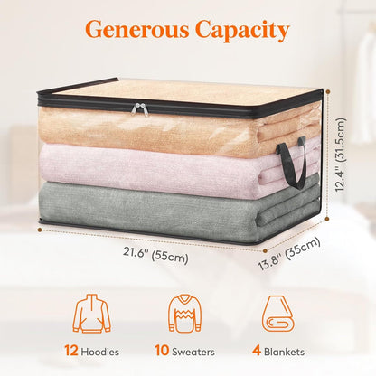 ⏳LAST DAY BUY 2 GET 1 FREE!!💕 Rovqela™  Transparent Storage Bag – Large, Dust & Moisture-Proof with Handle✨