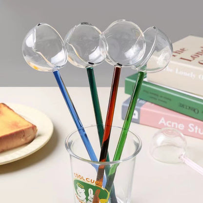 Slonkaz™ Stove-Top Glass Melting Spoon for Butter, Honey & Chocolate — Heat, Melt & Pour Cleanly Over Open Flame (EU)