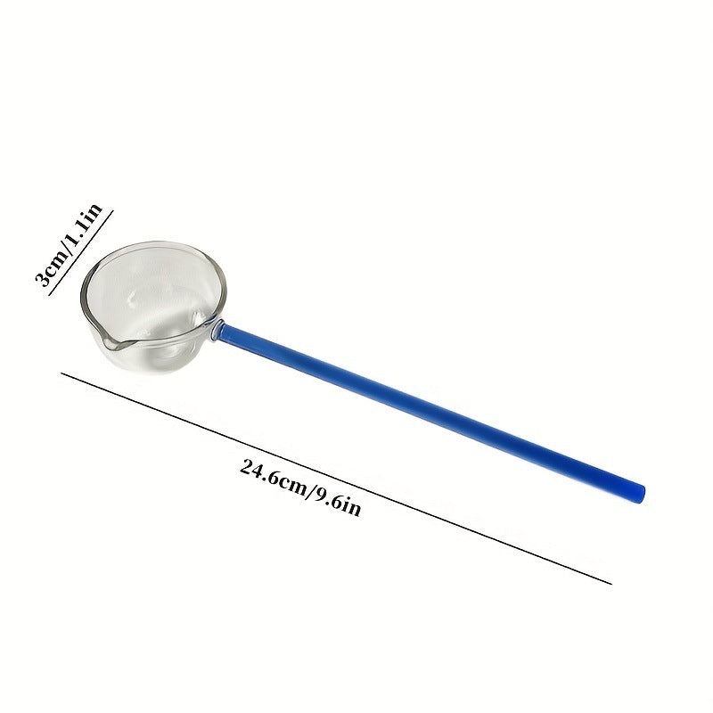 Slonkaz™ Stove-Top Glass Melting Spoon for Butter, Honey & Chocolate — Heat, Melt & Pour Cleanly Over Open Flame (EU)