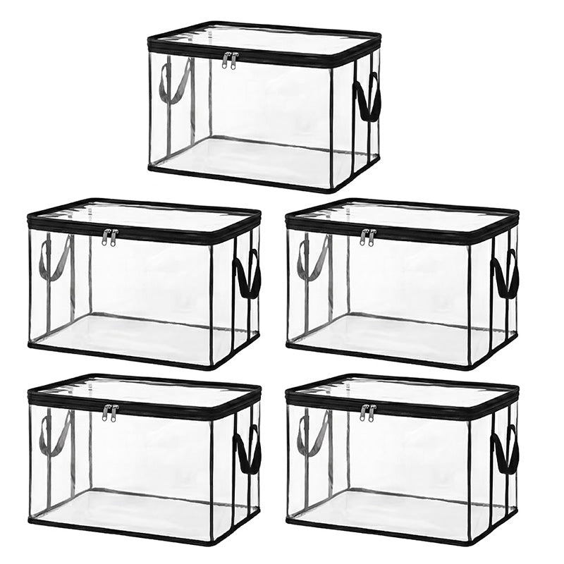 ⏳LAST DAY BUY 2 GET 1 FREE!!💕 Rovqela™  Transparent Storage Bag – Large, Dust & Moisture-Proof with Handle✨