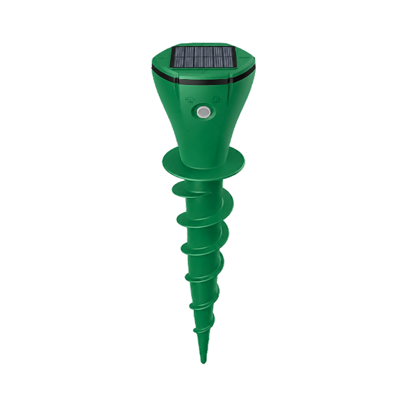 ☘️ Aovego® Solar Sonic Mole Repellent Stakes – Waterproof Ultrasonic Yard Pest Repeller