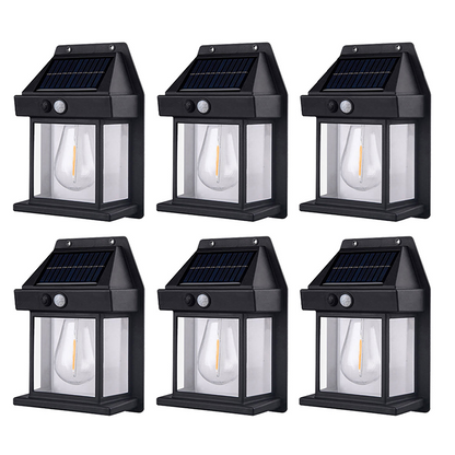 💡Billhol® Solar Motion Sensor Wall Light – Brighten Your Porch, Garage & Backyard Without Wiring
