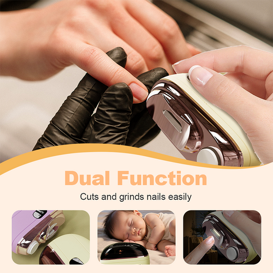 Slonkaz™ 2-in-1 Smart Electric Nail Clipper & Polisher ✂️💅