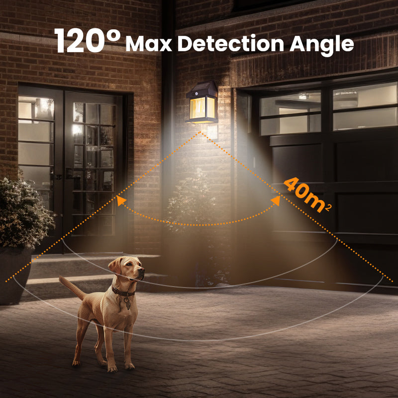💡Billhol® Solar Motion Sensor Wall Light – Brighten Your Porch, Garage & Backyard Without Wiring