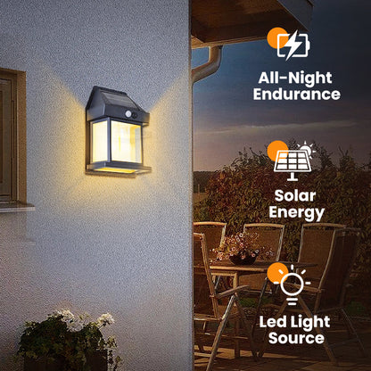 💡Billhol® Solar Motion Sensor Wall Light – Brighten Your Porch, Garage & Backyard Without Wiring