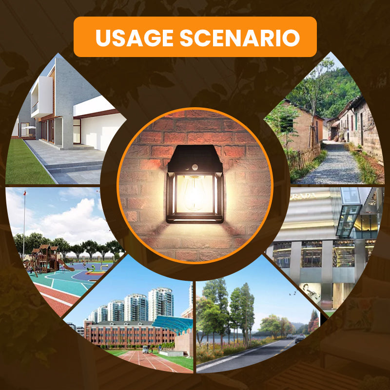 💡Billhol® Solar Motion Sensor Wall Light – Brighten Your Porch, Garage & Backyard Without Wiring