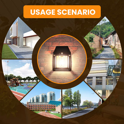 💡Billhol® Solar Motion Sensor Wall Light – Brighten Your Porch, Garage & Backyard Without Wiring
