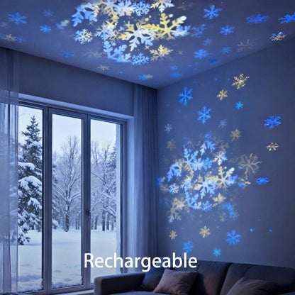 🌊 Slonkaz™ Dynamic Rotating LED Projector Light