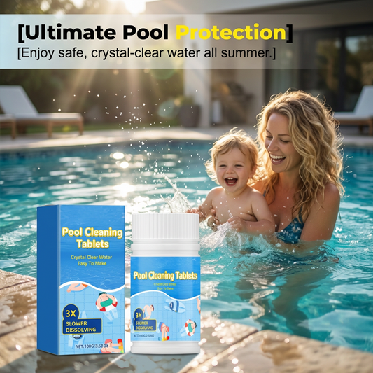 Slonkaz™ Pool Cleaning Tablets for Crystal Clear Water 💦