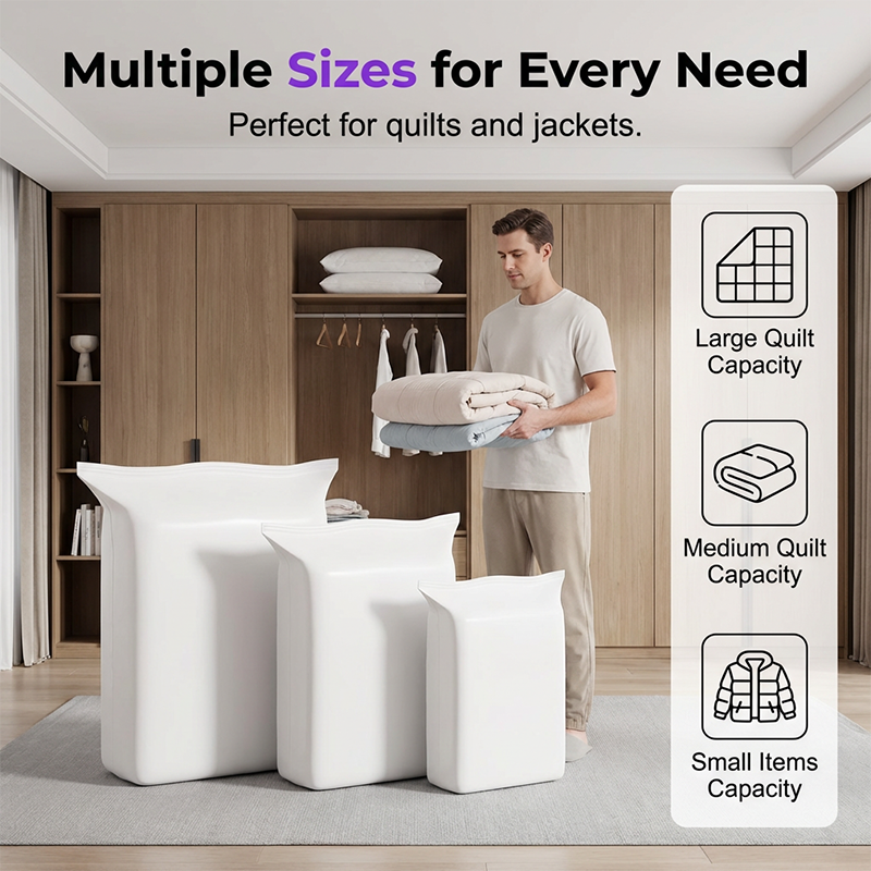🧳 Buy 2 Get 1 FREE | Slonkaz™ 3D Antibacterial Compression Bags (No Pump Needed)