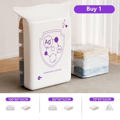 🧳 Buy 2 Get 1 FREE | Slonkaz™ 3D Antibacterial Compression Bags (No Pump Needed)